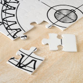 Worm Gears: Naadloze technische machines. Legpuzzel (Zijkant)