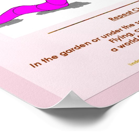 Worm Gedicht Poster (Hoek)