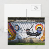 Worm Girl Briefkaart (Voorkant / Achterkant)