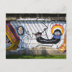 Worm Girl Briefkaart