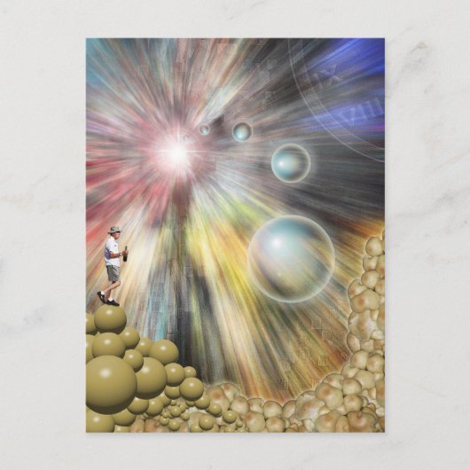 Worm Hole Briefkaart (Voorkant)