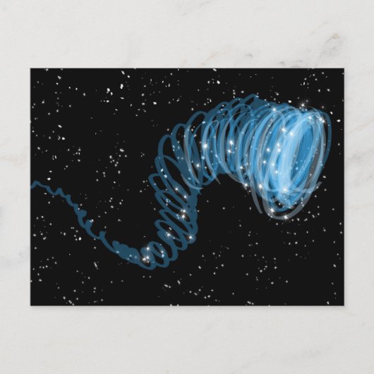Worm Hole Briefkaart (Voorkant)