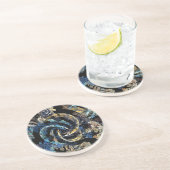 Worm Hole in Space Zandsteen Onderzetter (Zijkant)