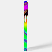 Worm Hole met zwart vredesteken Case-Mate iPhone Case (Achterkant / Rechts)