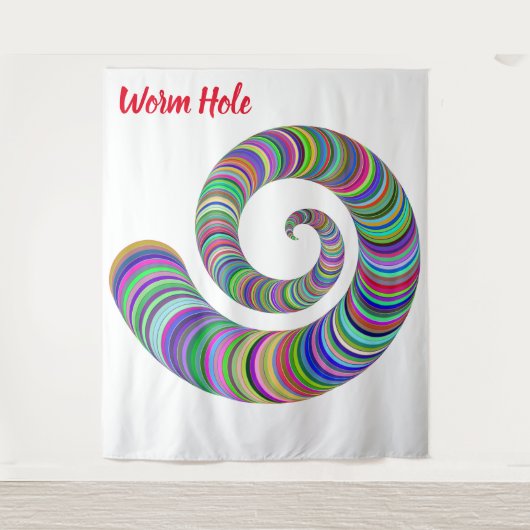 Worm Hole Tapestry Wandkleed (Voorkant)