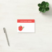 Worm in Apple Cute Teacher Notes Gift (Kantoor)