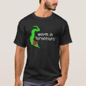 Worm in tarnation kleding T-Shirt (Voorkant)