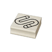 worm rubberstempel (Stempel)