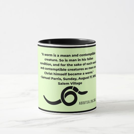 Worm Salem Witch Mok (Midden)