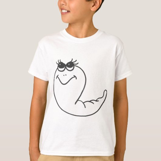 worm t-shirt (Voorkant)