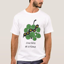 Worm T-shirt 'Een Beetje per Keer'