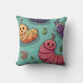 Worm vlinder print kussen (Voorkant)