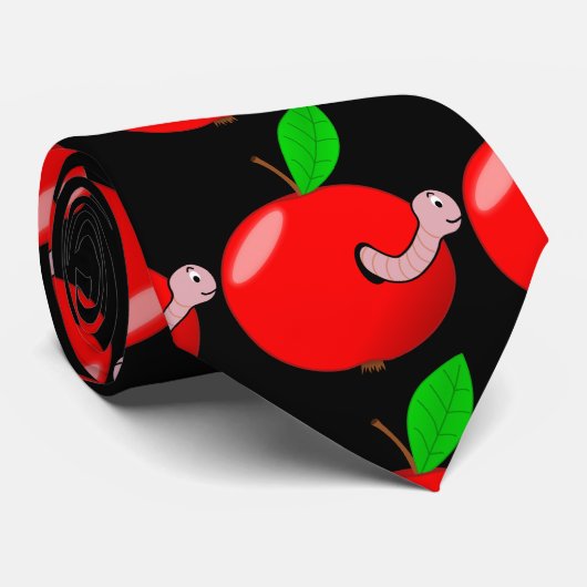 Wormappel. Black Stropdas (Opgerold)