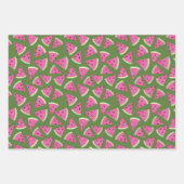 Wormeloen fruitpatroon inpakpapier vel (Voorkant 3)