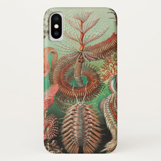 Wormen, Annelids Chaetopoda door Ernst Haeckel Case-Mate iPhone Case (Achterkant)