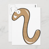 wormen briefkaart (Voorkant / Achterkant)