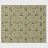 wormen cadeaupapier (Vlak)