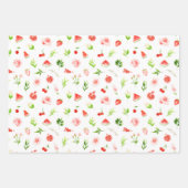 Wormene- en granaatappelpatroon inpakpapier vel (Voorkant)