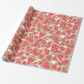 Wormenoogstpapier grote patroon cadeaupapier (Uitgerold)