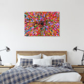 Wormgat Bubbles Canvas Afdruk (Insitu (Slaapkamer))