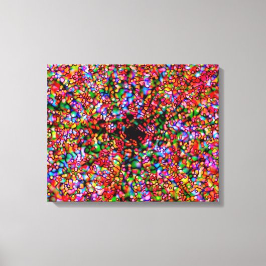 Wormgat Bubbles Canvas Afdruk (Voorkant)