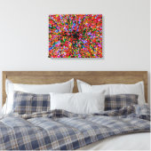 Wormgat Bubbles Canvas Afdruk (Insitu (Slaapkamer))