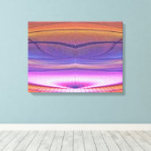 Wormgat in de Dunes Wrapped Canvas Print (Insitu (Houten vloer))