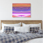 Wormgat in de Dunes Wrapped Canvas Print (Insitu (Slaapkamer))