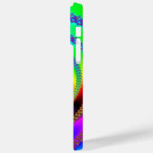 Wormgat met zwarte vredesteken Case-Mate iPhone case (Achterkant / Links)