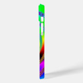 Wormgat met Zwarte Vredesteken Case-Mate iPhone Case (Achterkant / Links)