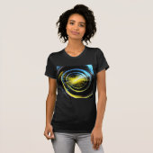 Wormgat — Ruimte T-shirt (Voorkant volledig)