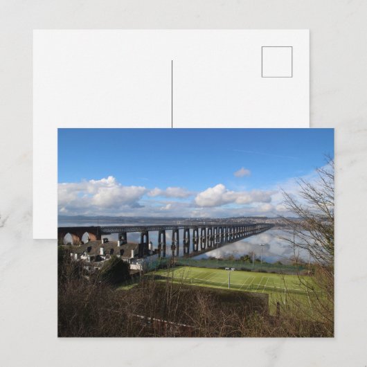 Wormit en Tay Railway Bridge Briefkaart (Voorkant / Achterkant)