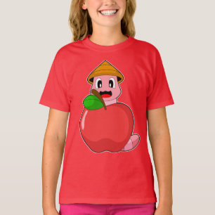 wormkweker appel t-shirt
