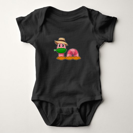 Wormkweker Blad Romper (Voorkant)