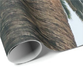 Wormoogfotografie van palmboom cadeaupapier (Rol Hoek)