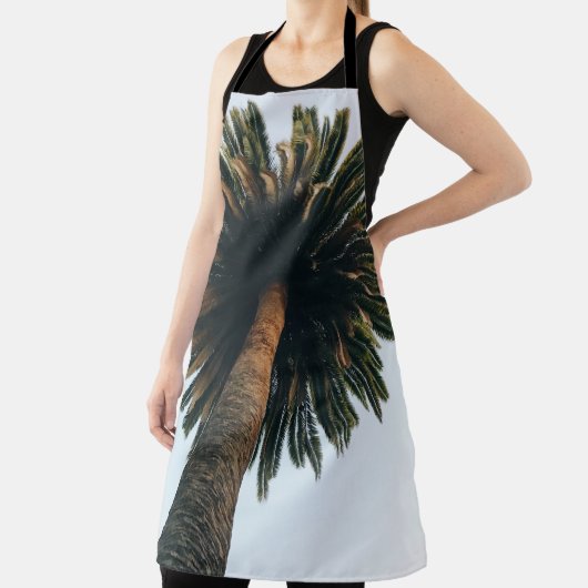 Wormoogfotografie van palmboom schort (Insitu)