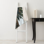 Wormoogfotografie van palmboom sherpa deken (In situ)