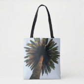 Wormoogfotografie van palmboom tote bag (Voorkant)