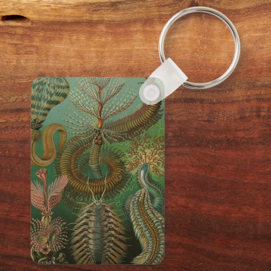  Worms Annelids Chaetopoda door Ernst Haeckel Sleutelhanger (Achterkant)