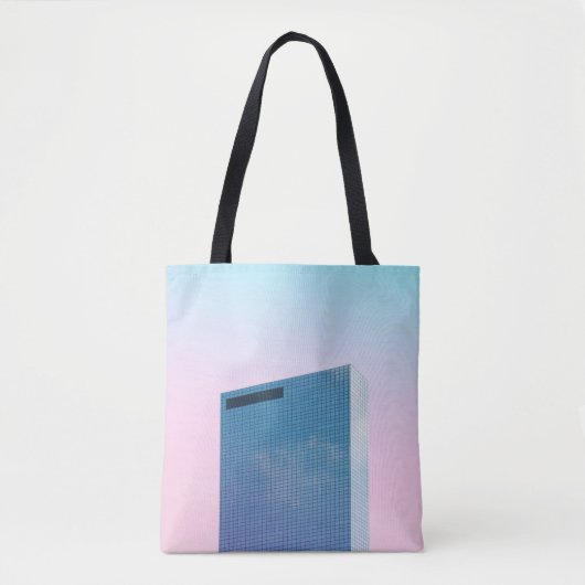 WORMS EYE UITZICHT VAN GEBOUW TOTE BAG (Voorkant)