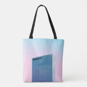WORMS EYE UITZICHT VAN GEBOUW TOTE BAG (Achterkant)