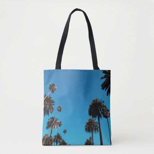 Worm's eye view of trees tote bag (Voorkant)