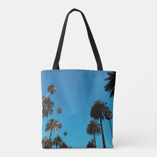 Worm's eye view of trees tote bag (Achterkant)