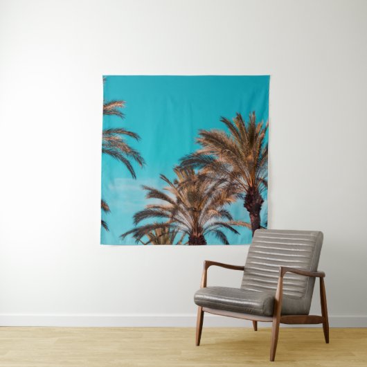 WORM'S OOG UITZICHT FOTOGRAFIE VAN BROWN BOMEN WANDKLEED (In situ)