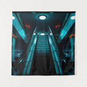 WORM'S OOG UITZICHT FOTOGRAFIE VAN GRAY BOUW IN HE WANDKLEED (Voorkant)