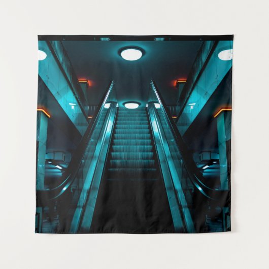 WORM'S OOG UITZICHT FOTOGRAFIE VAN GRAY BOUW IN HE WANDKLEED (Voorkant)