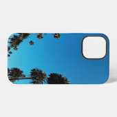 Worms oogzicht van bomen iPhone hoesje (Achterkant horizontaal)