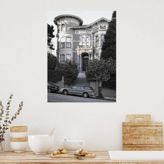 Wormser-coleman Victoriaans Mansion - San Francisc Poster (Keuken)