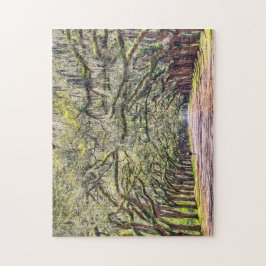 Wormsloe Savannah Oaks uitdagende Souvenir Puzzle Legpuzzel