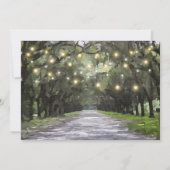 Wormsloe Venue Green Live Oaks repetitie diner Kaart (Achterkant)